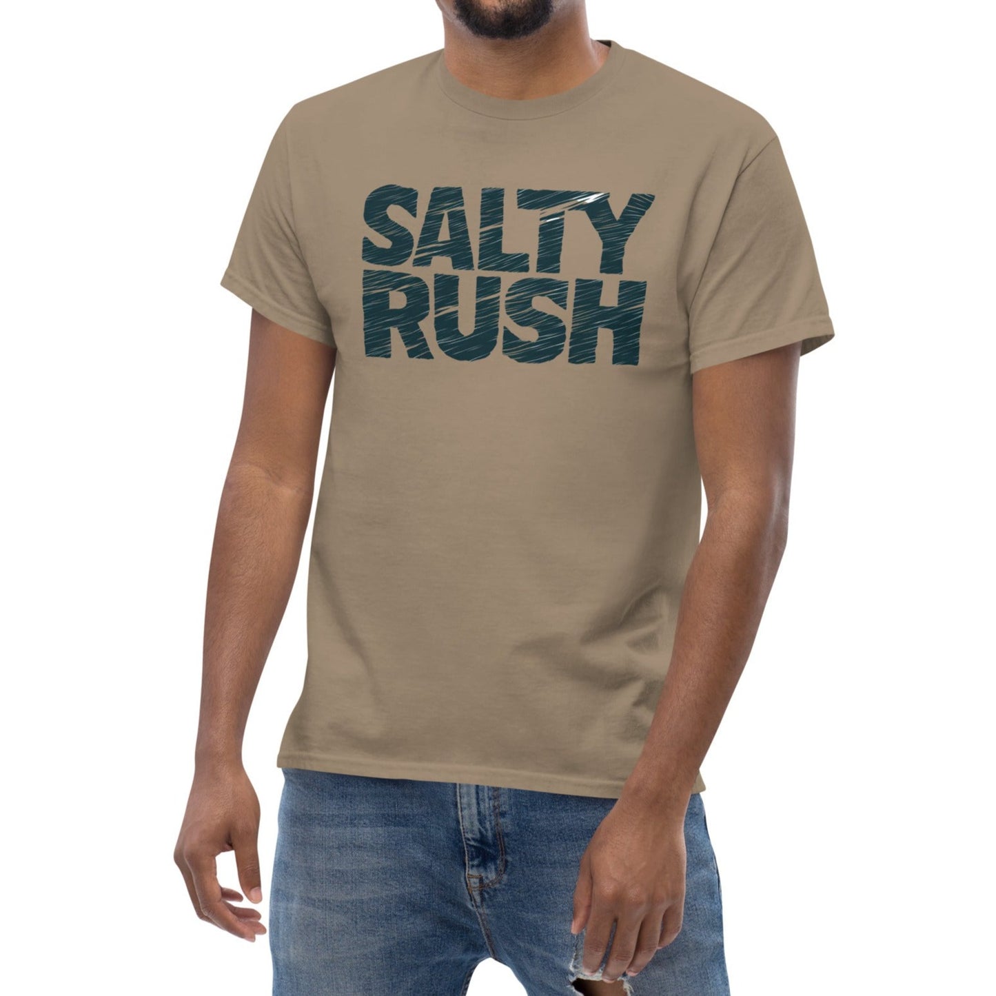 SALTYRUSH RIDE THE WAVE CREWNECK COTTON TSHIRT