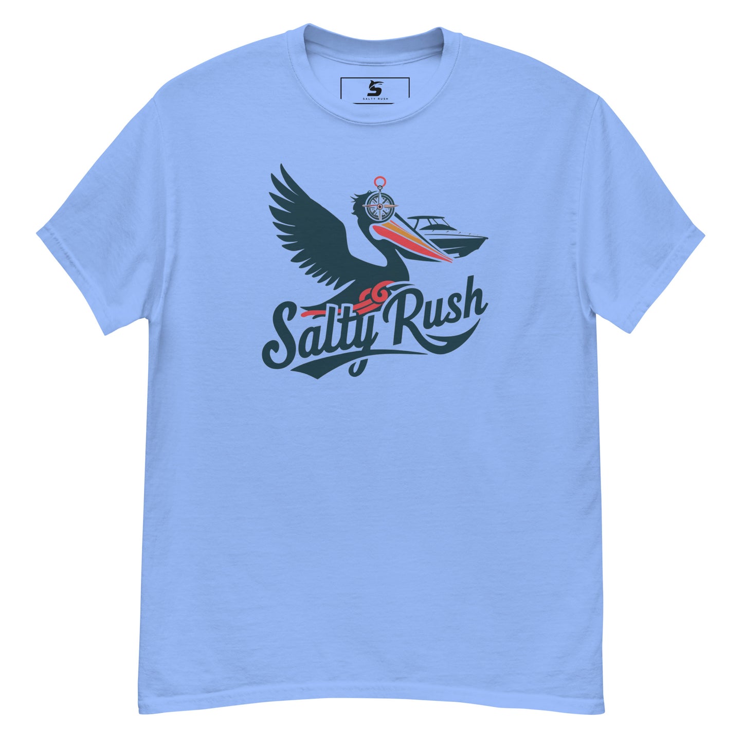 SALTY RUSH CREW NECK COTTON TSHIRT