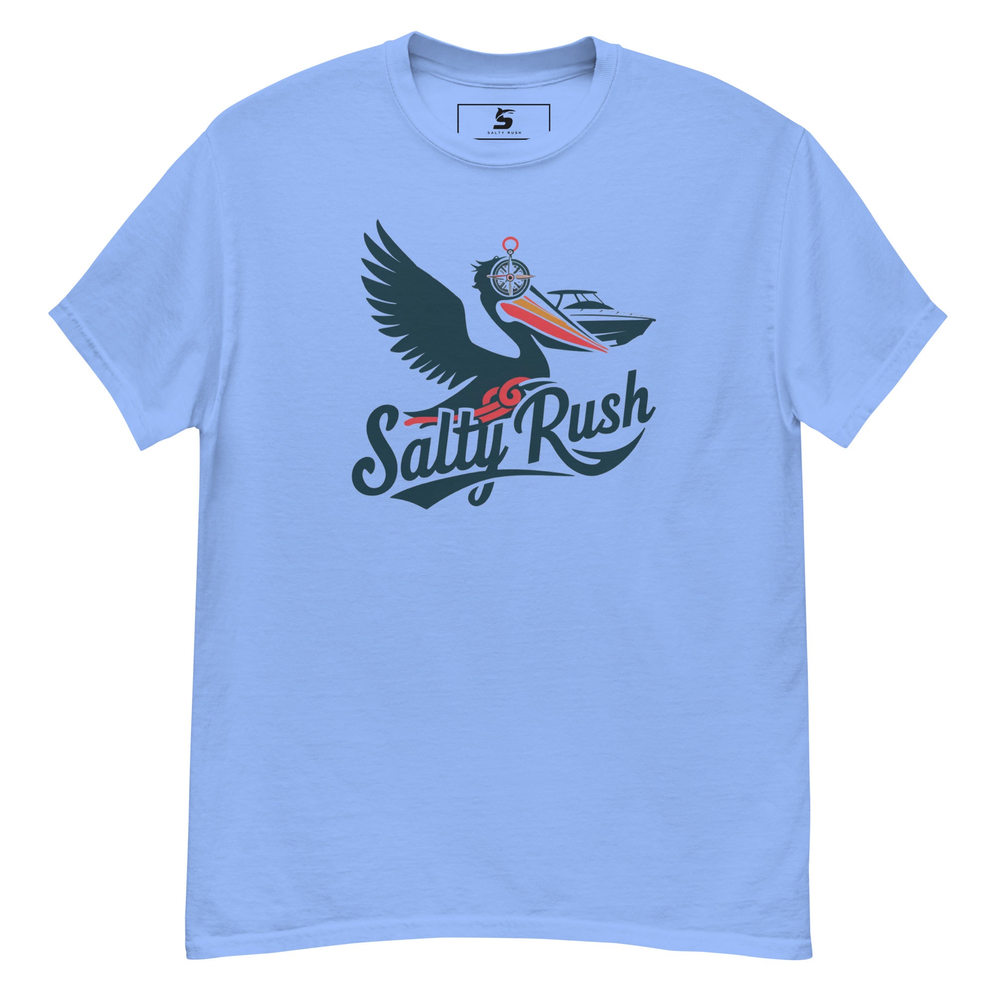 SALTY RUSH CREW NECK COTTON TSHIRT