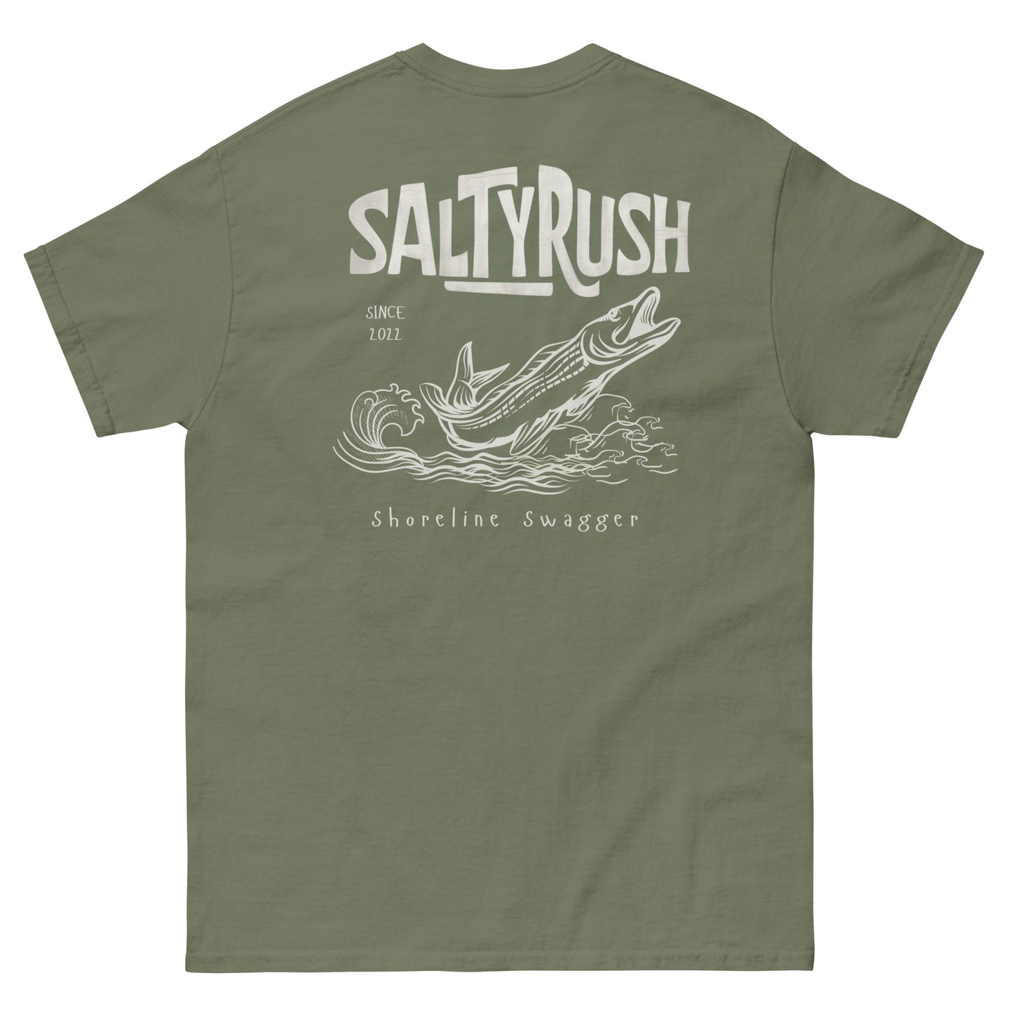 SALTYRUSH COTTON CREWNECK TEE