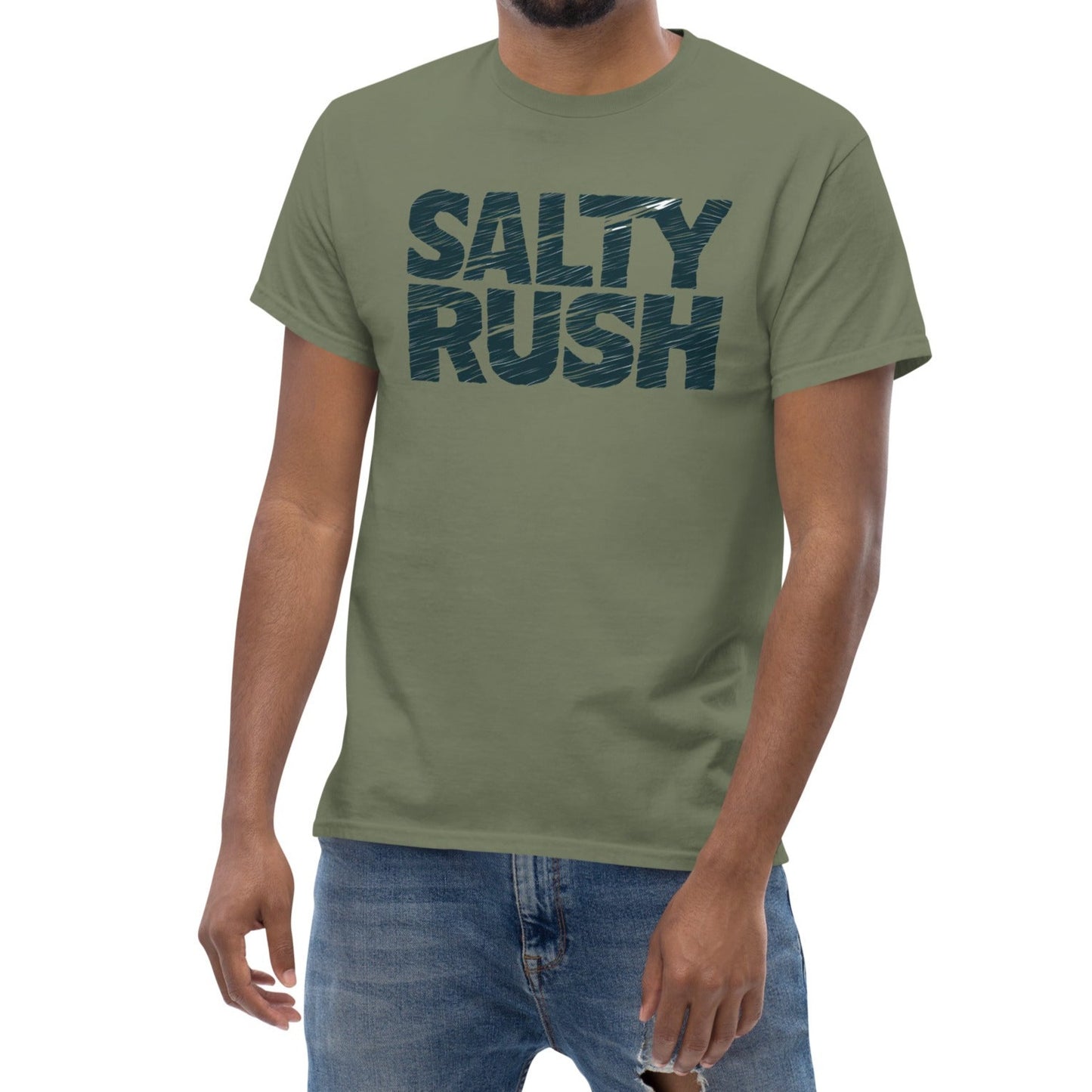 SALTYRUSH RIDE THE WAVE CREWNECK COTTON TSHIRT