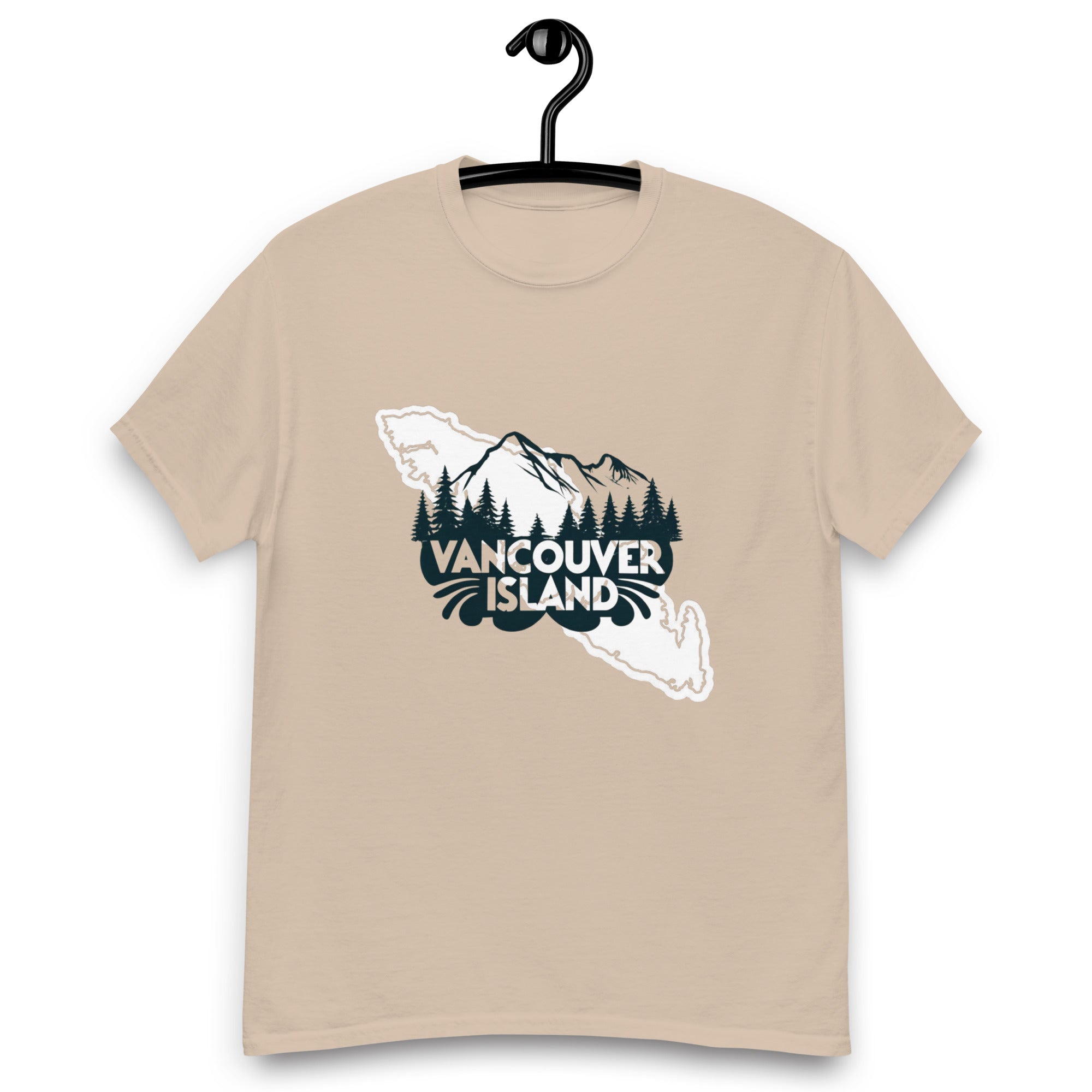 VANCOUVER ISLAND TSHIRT MEN'S CREWNECK TSHIRT