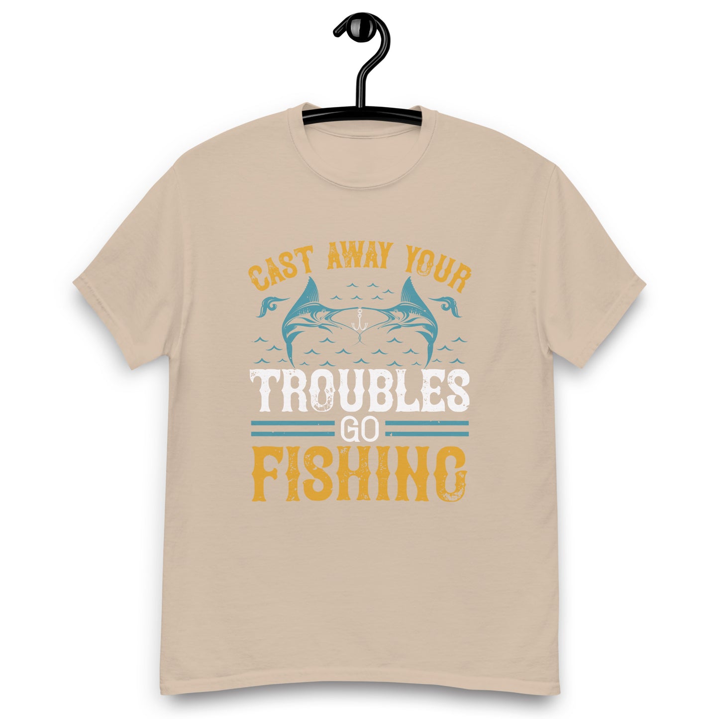 FISHING T-SHIRTS FOR MEN CREWNECK REGULAR FIT