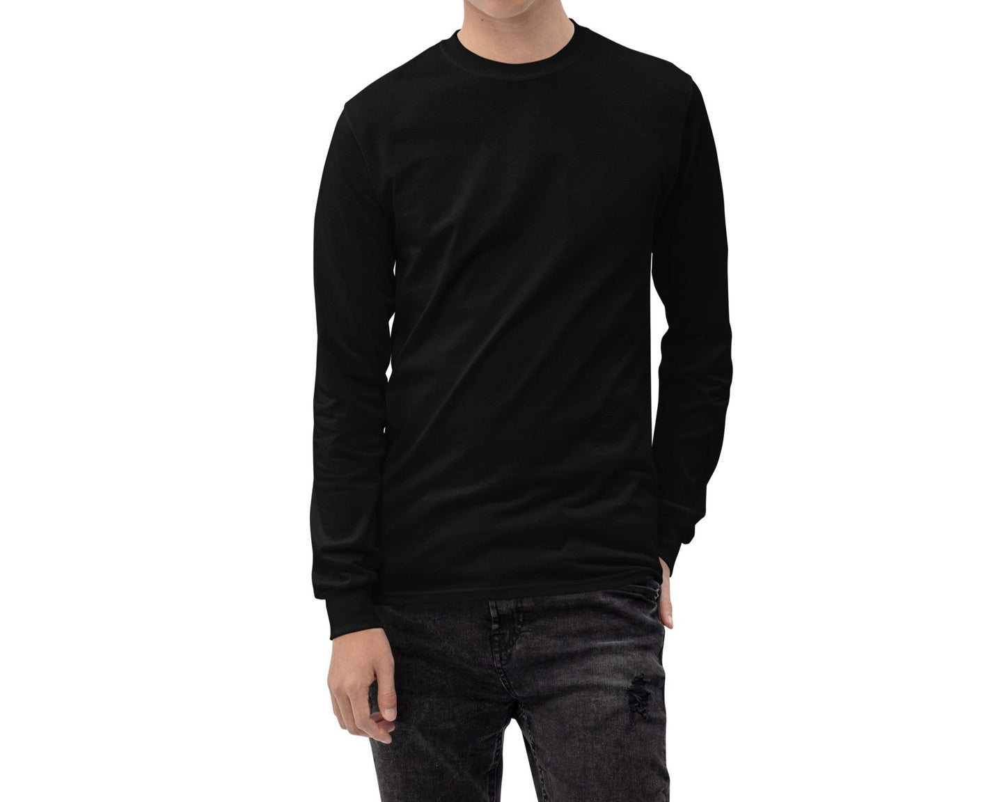 MEN'S LONG SLEEVE TSHIRT PLAIN TSHIRTS BLANK TSHIRT FOR MEN