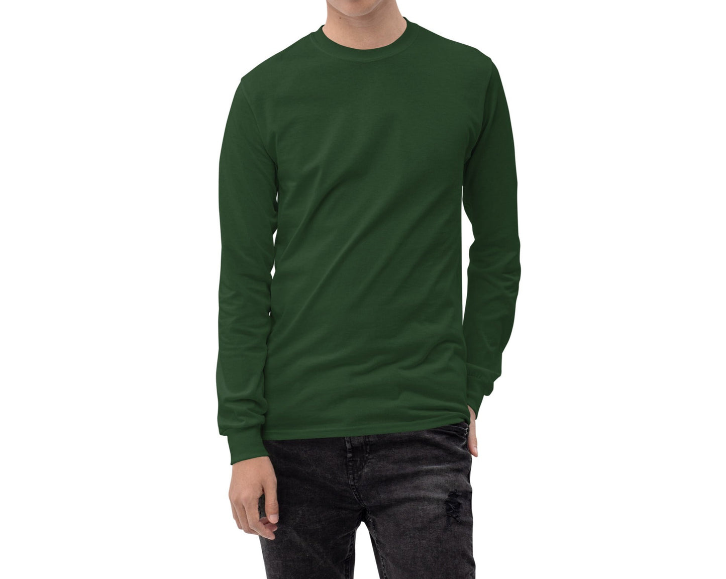 MEN'S LONG SLEEVE TSHIRT PLAIN TSHIRTS BLANK TSHIRT FOR MEN