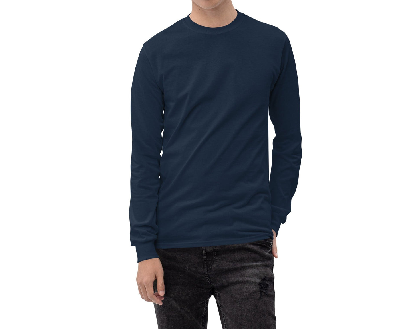 MEN'S LONG SLEEVE TSHIRT PLAIN TSHIRTS BLANK TSHIRT FOR MEN