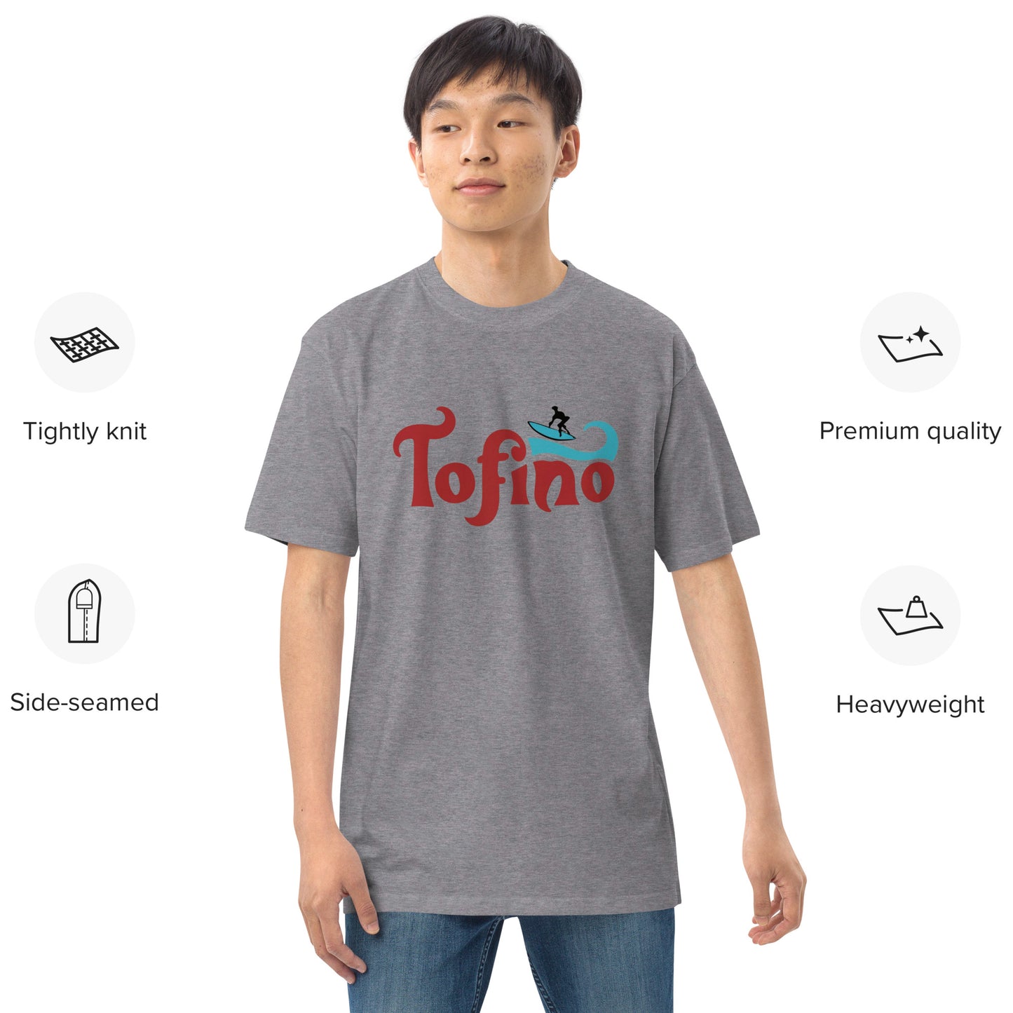 TOFINO TSHIRT FOR MEN HEAVYWEIGHT TSHIRTS PREMIUM QUALITY