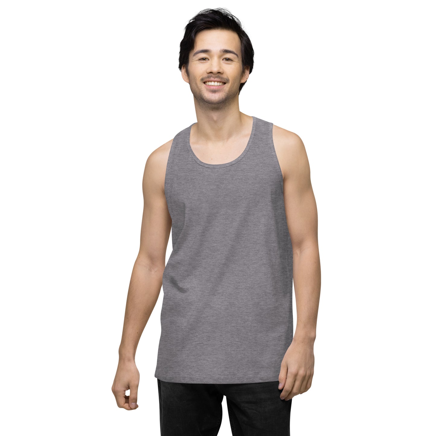 PREMIUM COTTON TANK GREY