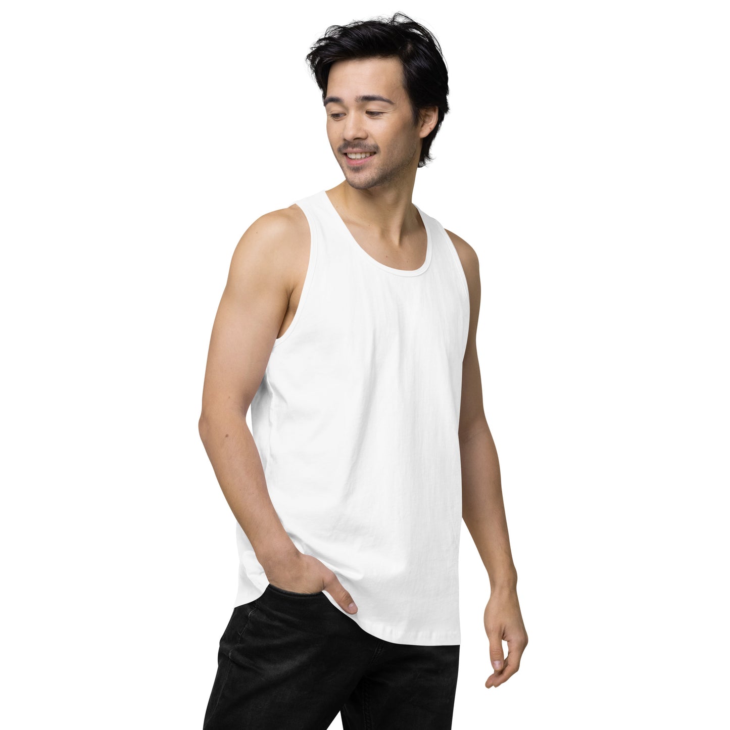 PREMIUM COTTON TANK WHITE