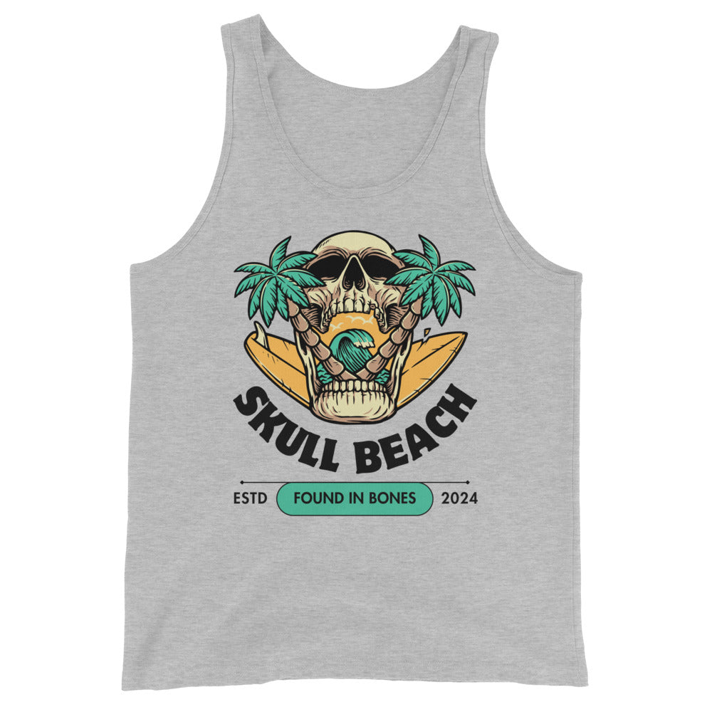 MENS SKULL BEACH TANK TOP