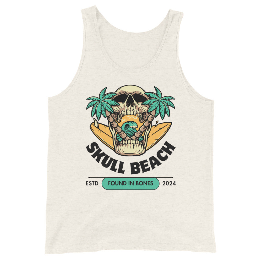 MENS SKULL BEACH TANK TOP