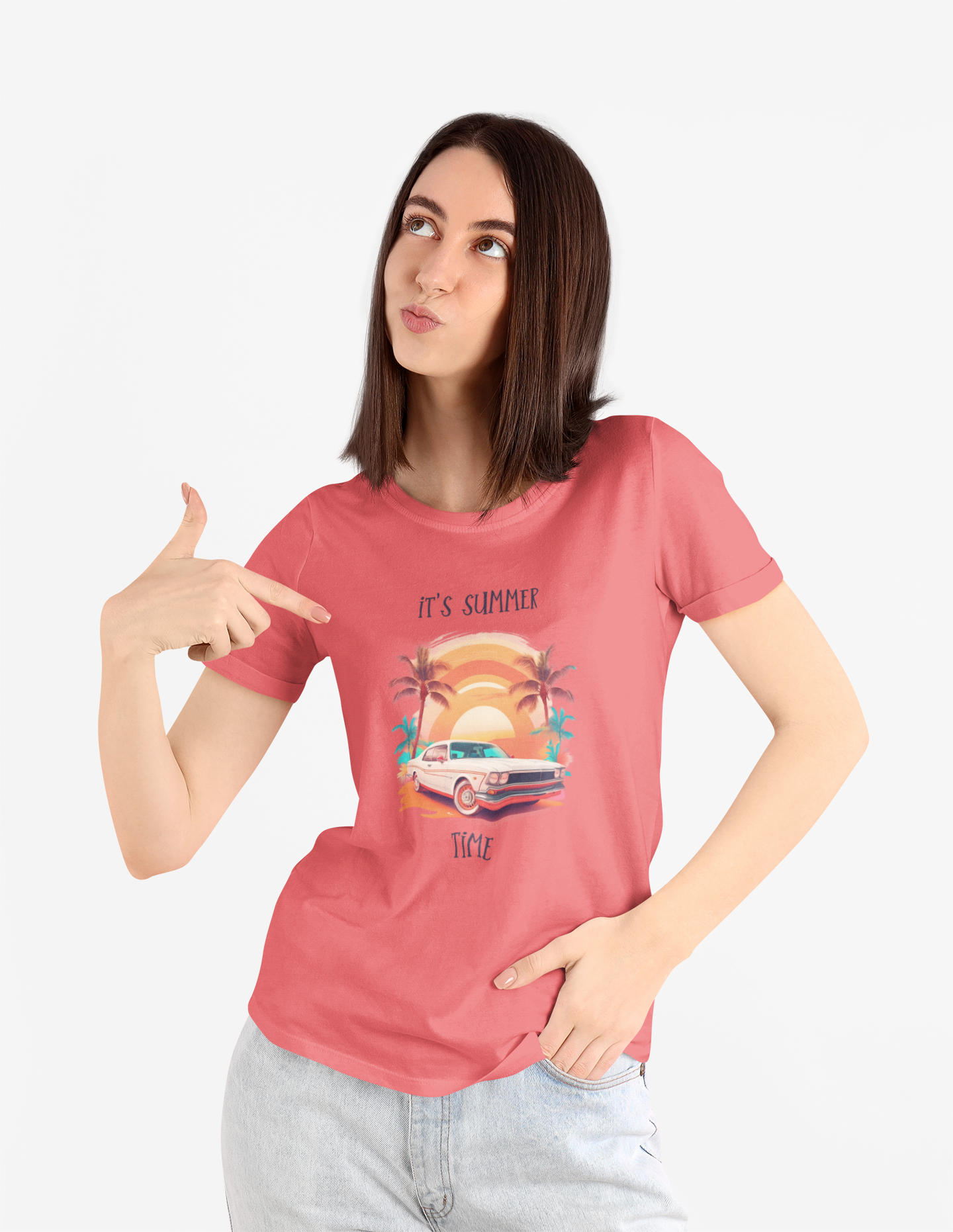 ITS SUMMER TIME TSHIRTS FOR WOMEN SUMMER TEES