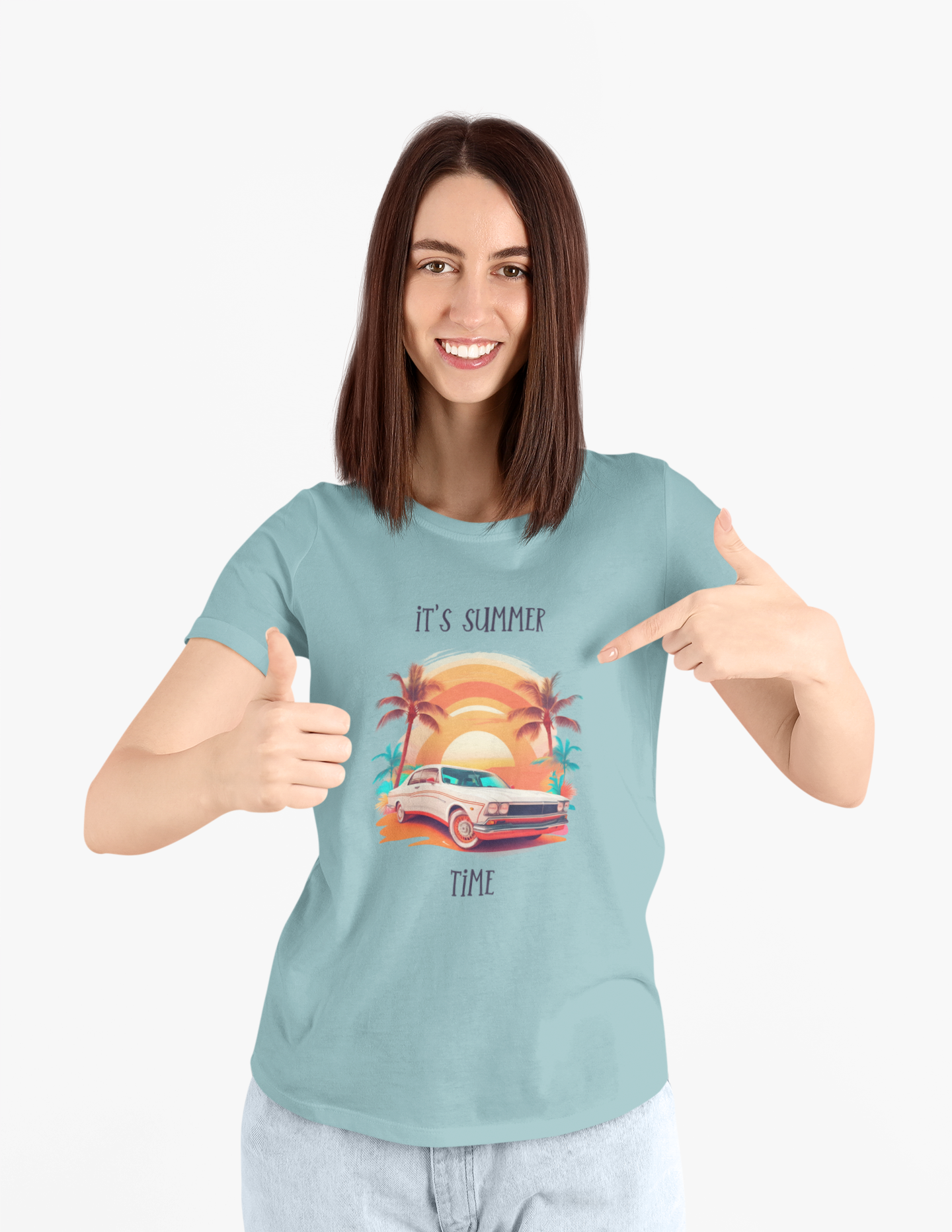 ITS SUMMER TIME TSHIRTS FOR WOMEN SUMMER TEES