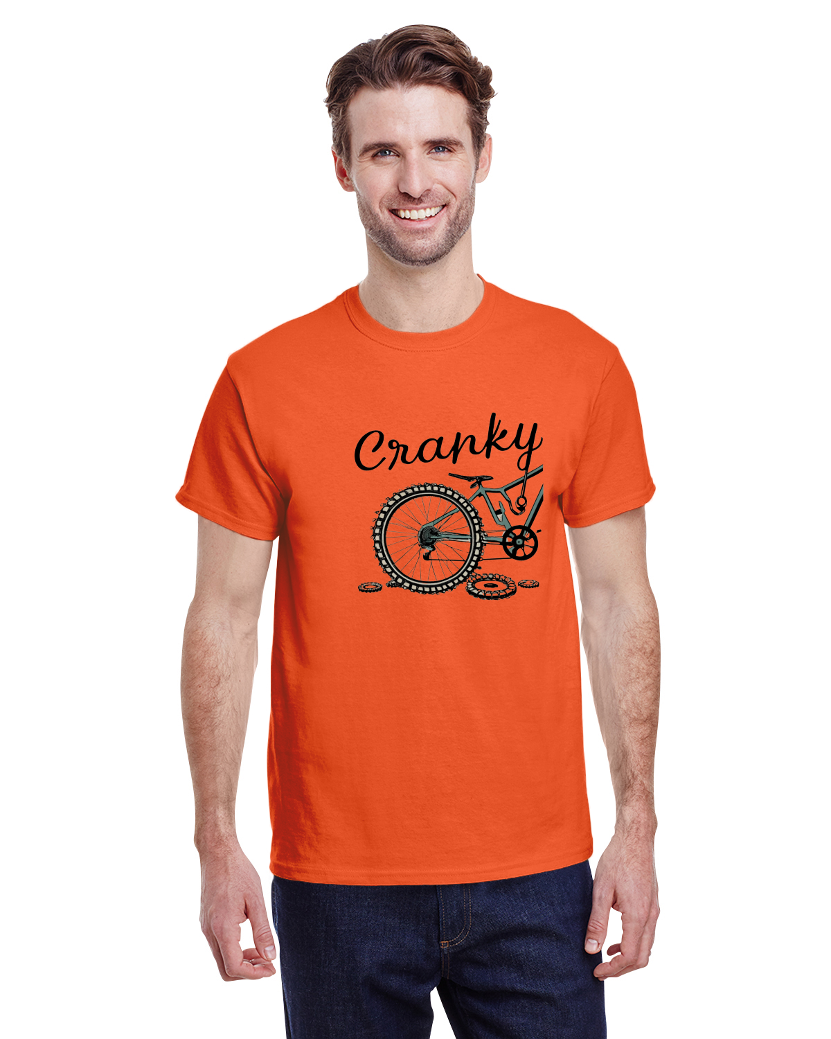 MEN'S CREWNECK TSHIRT BICYCLE TSHIRTS BIKE TSHIRTS FOR MEN G500