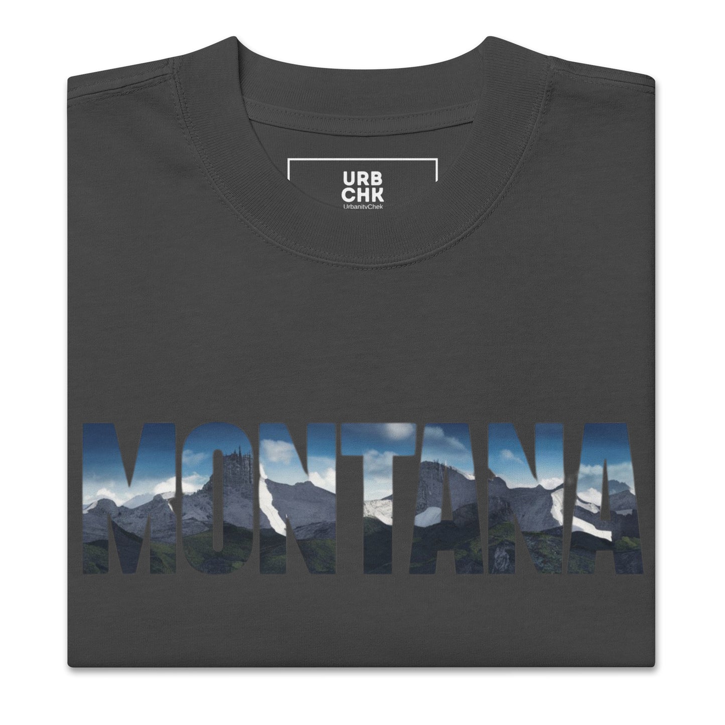 URBANITYCHEK MONTANA OVERSIZED FADED T-SHIRT