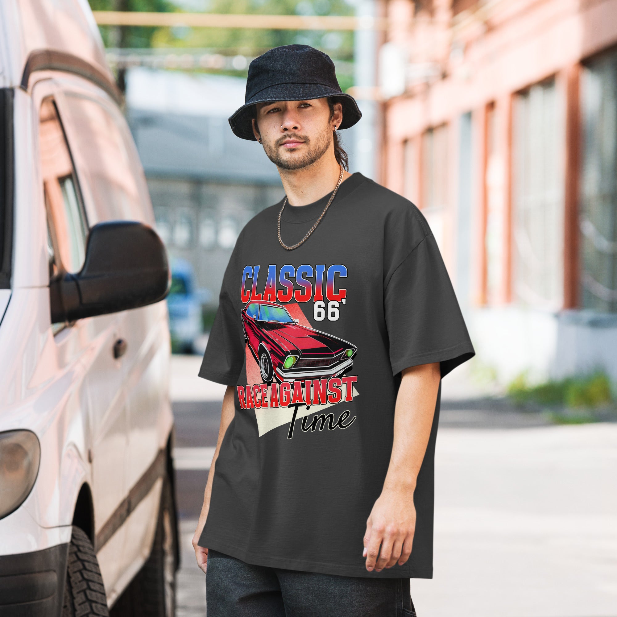 OVERSIZED FADED TRENDING MENS T-SHIRT