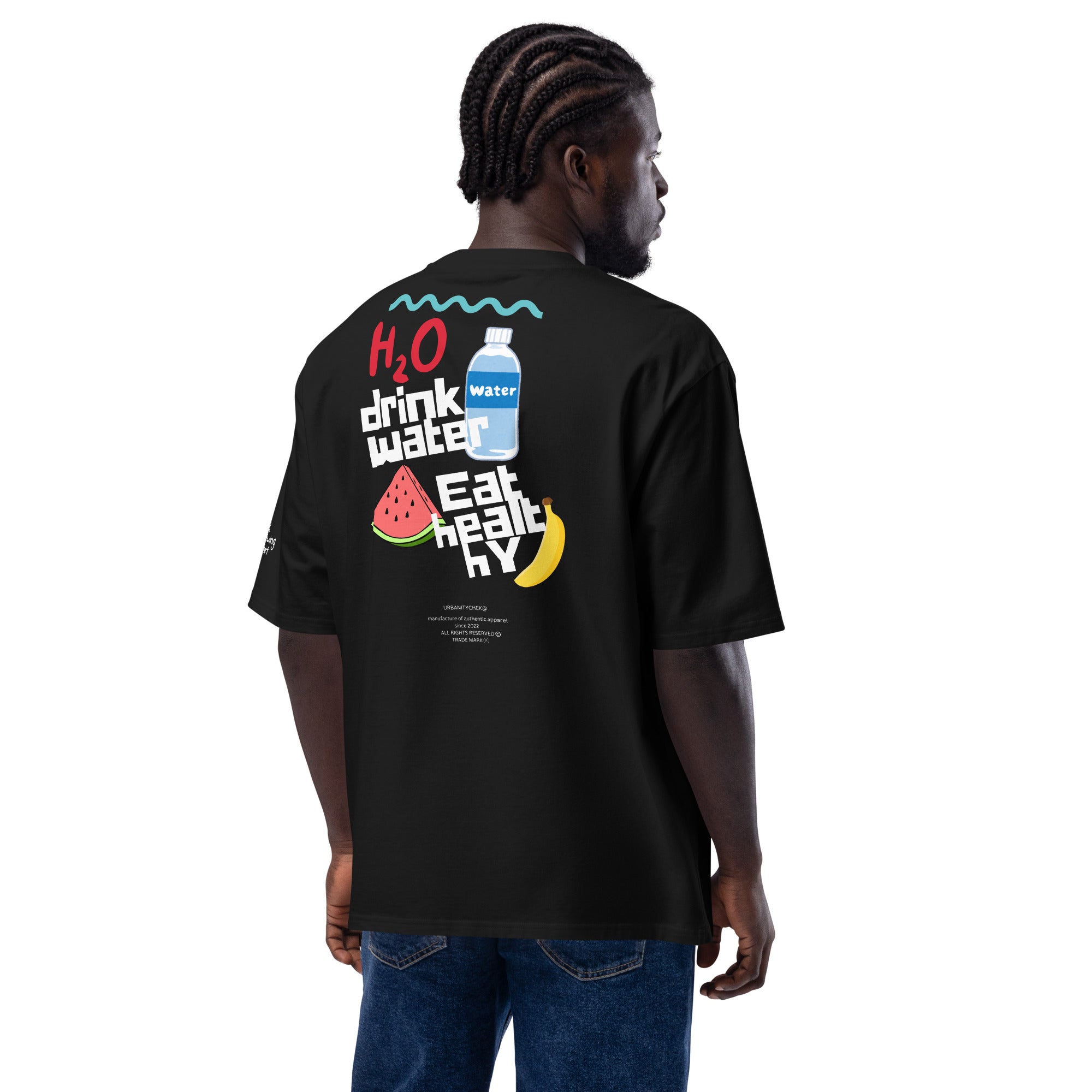 OVERSIZED HEAVYWEIGHT CREW COTTON T-SHIRT DAILY CHECKLIST
