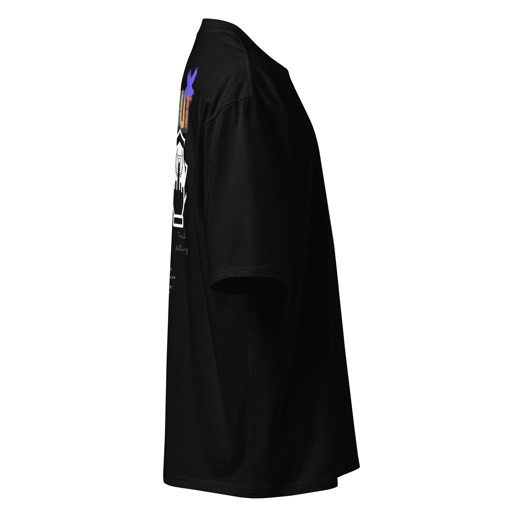 DROPOUT OVERSIZED CREW COTTON TSHIRT