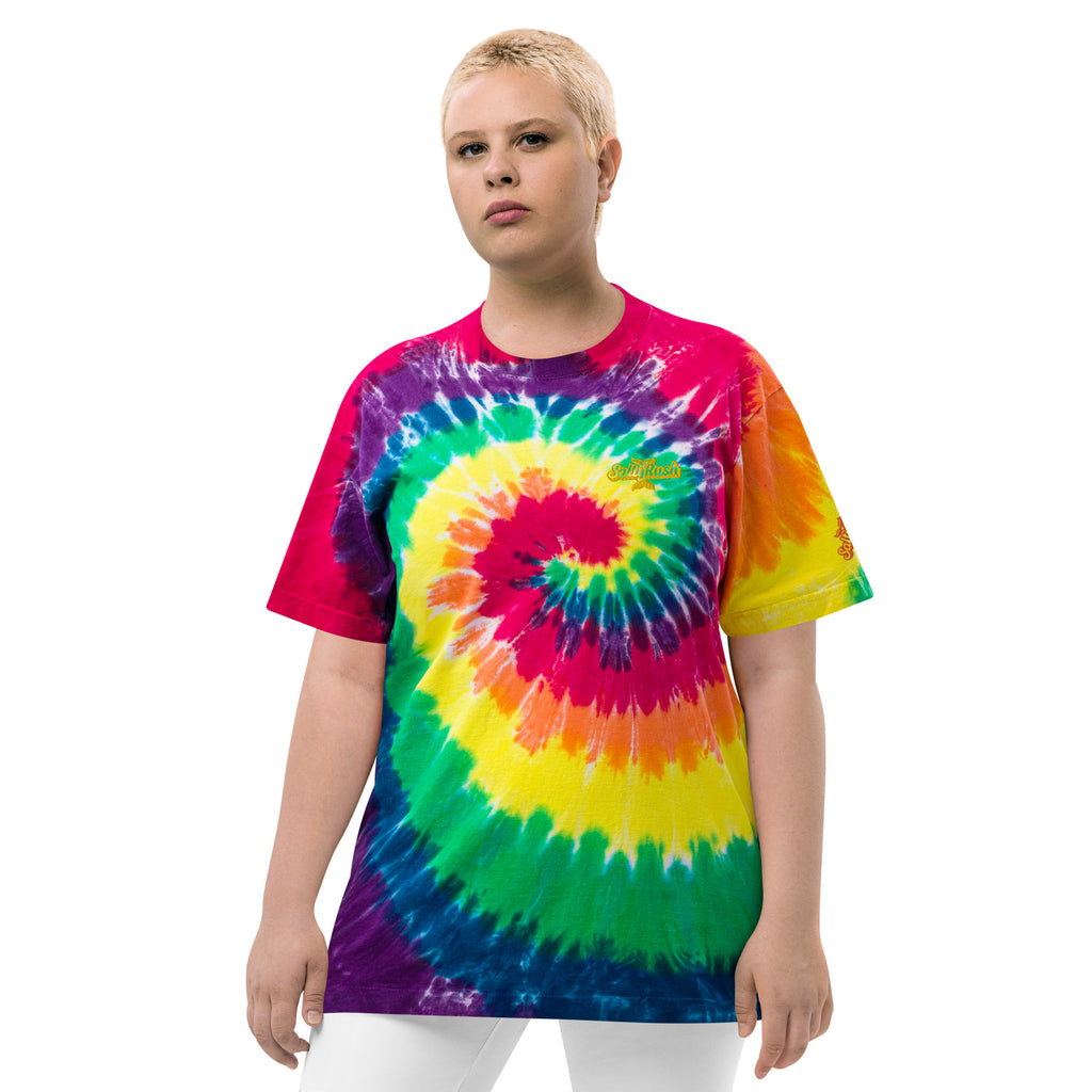 OVERSIZED TIE-DYE PREMIUM TSHIRT FOR WOMEN