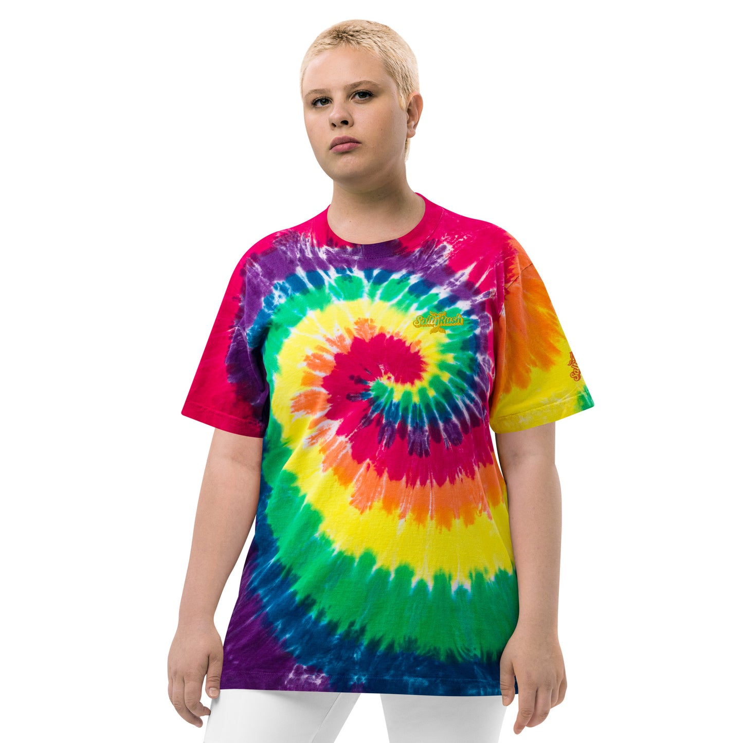 OVERSIZED TIE-DYE PREMIUM TSHIRT FOR WOMEN