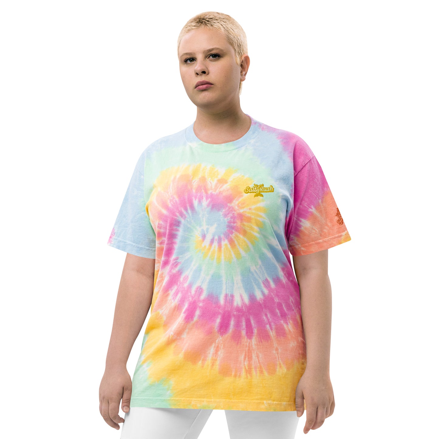 OVERSIZED TIE-DYE PREMIUM TSHIRT FOR WOMEN