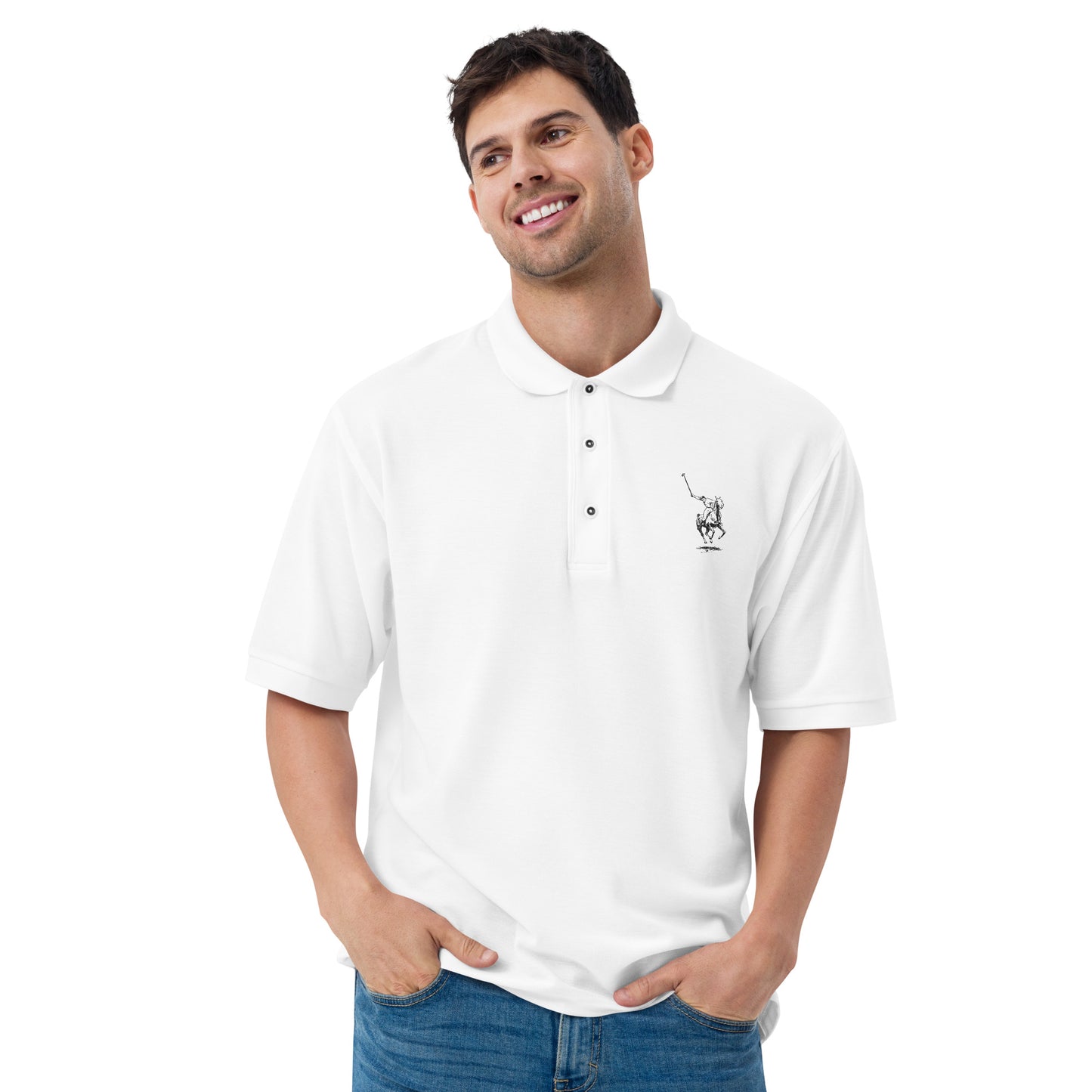 MEN'S PREMIUM PORT AUTHORITY POLO SHIRT