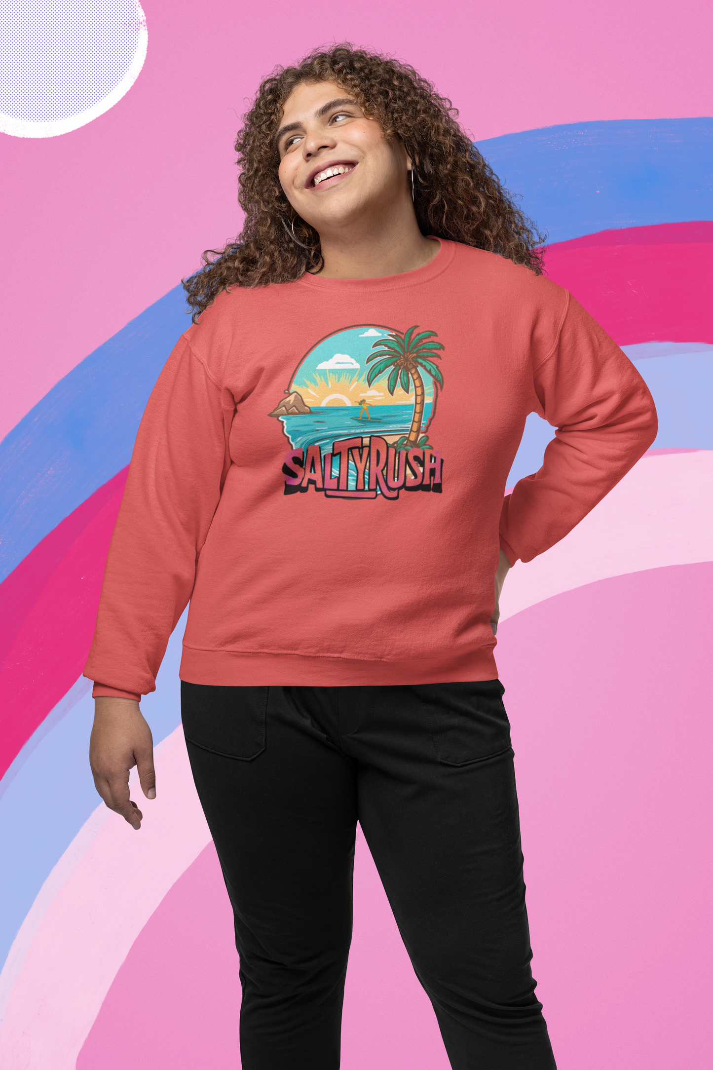 SALTY RUSH CREWNECK SWEATSHIRT FOR WOMEN