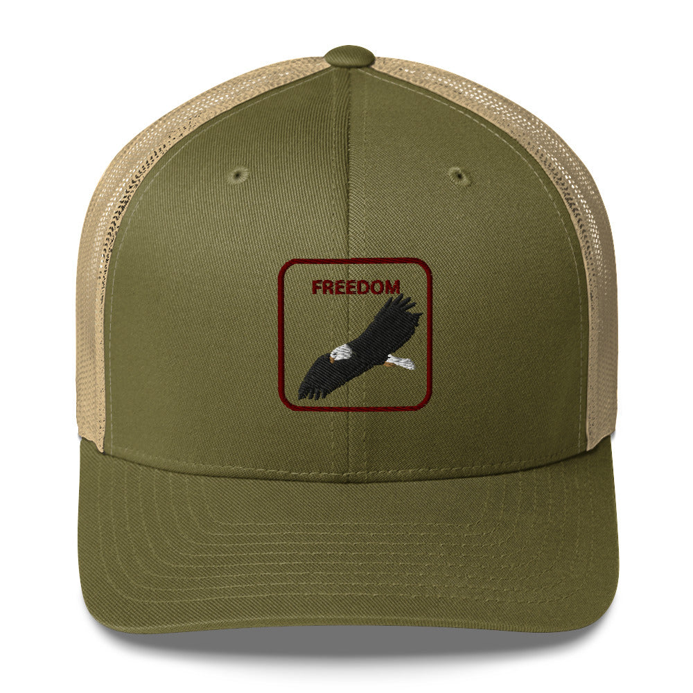 MEN TRUCKER CAP FREEDOM