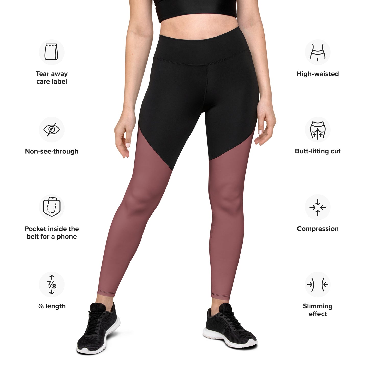 WOMEN'S HIGH-WAISTED SPORTS PRO LEGGINGS