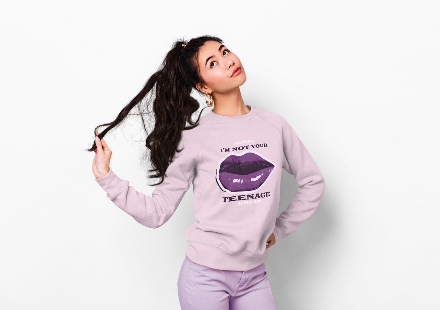 TEENAGE DREAM CREW NECK PULLOVER SWEATSHIRT