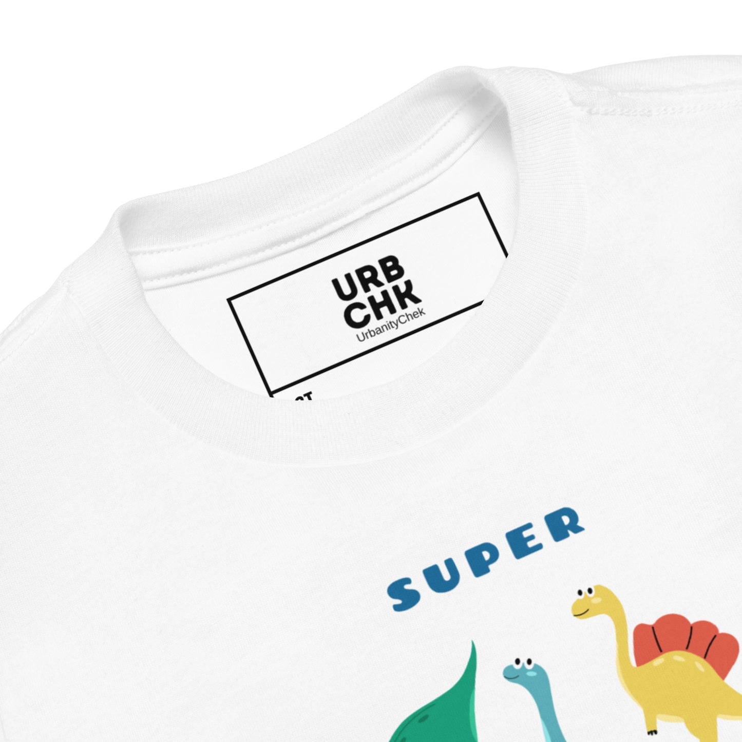 TODDLERS SHORT SLEEVE COTTON TSHIRTS GRAPHIC KIDS TEE SUPER SAURUS