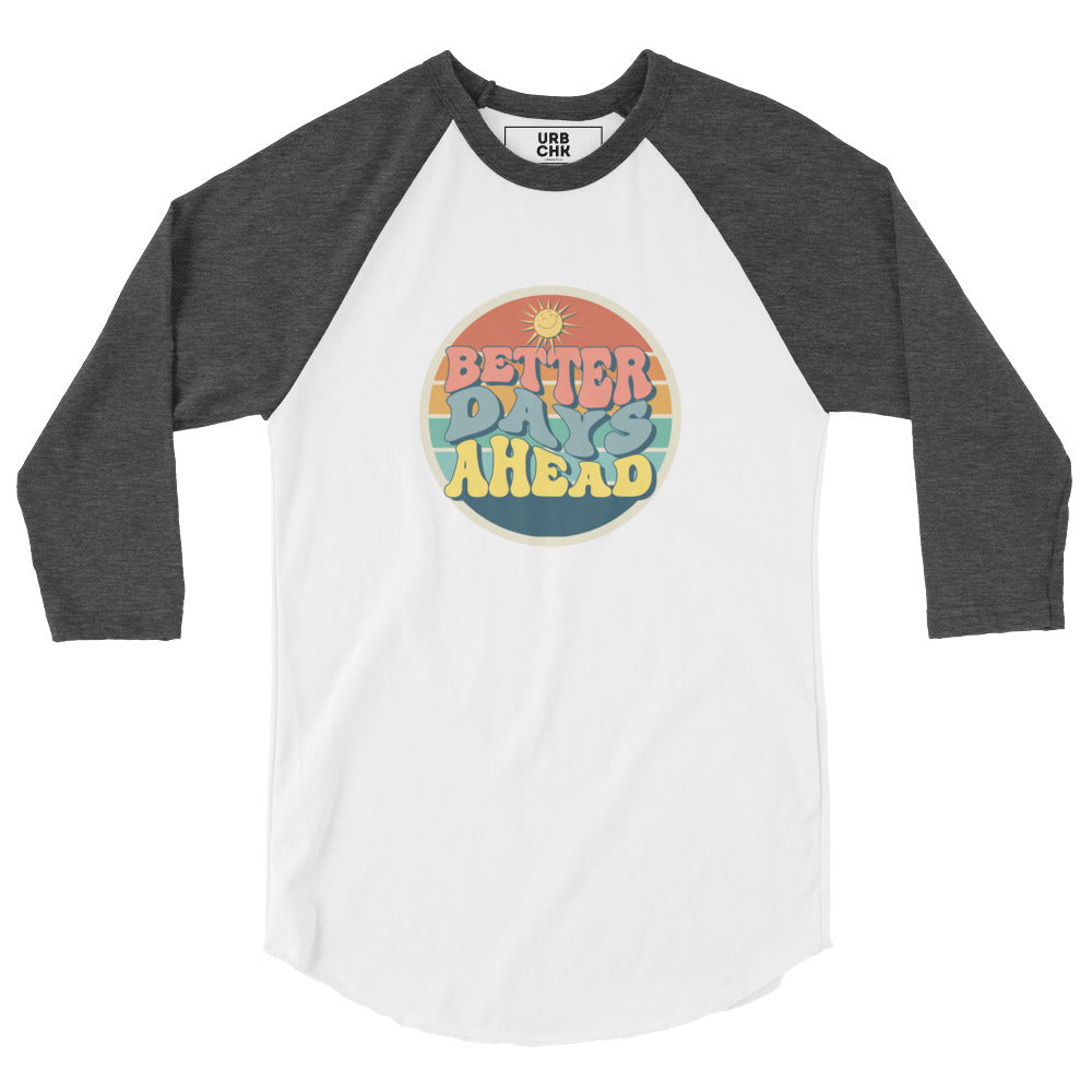 URBANITYCHEK 3/4 SLEEVE SHIRT FOR WOMEN BETTER DAYS AHEAD