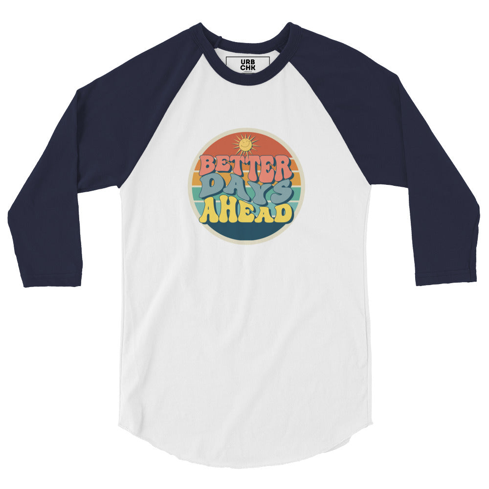 URBANITYCHEK 3/4 SLEEVE SHIRT FOR WOMEN BETTER DAYS AHEAD