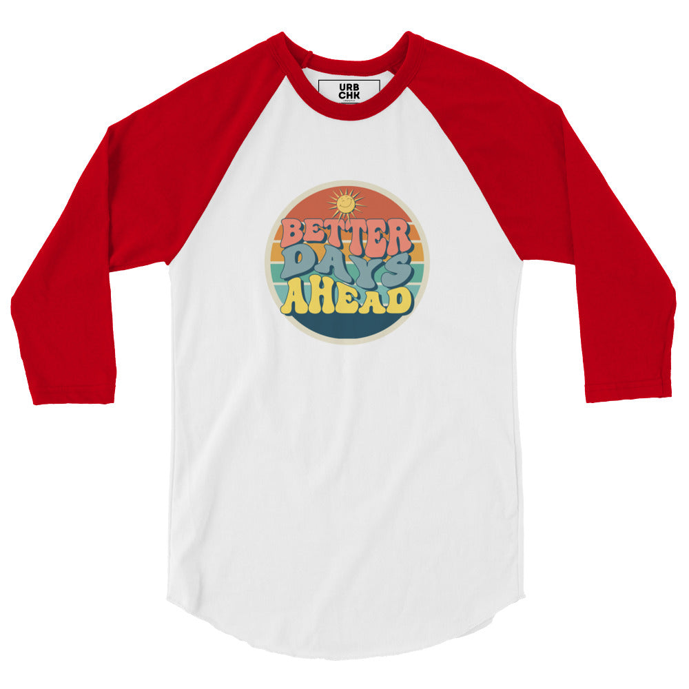 URBANITYCHEK 3/4 SLEEVE SHIRT FOR WOMEN BETTER DAYS AHEAD