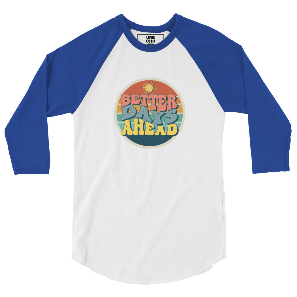 URBANITYCHEK 3/4 SLEEVE SHIRT FOR WOMEN BETTER DAYS AHEAD