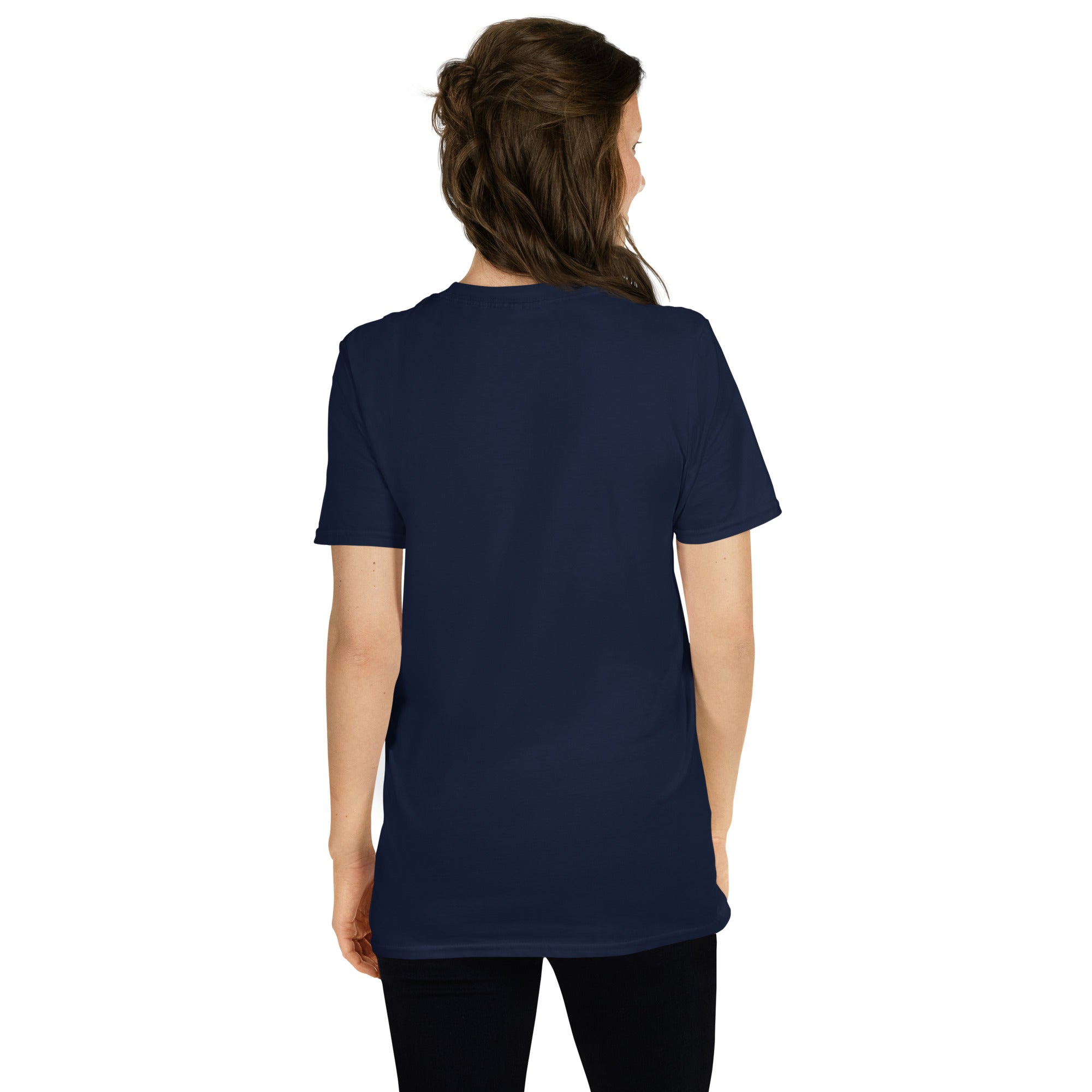 WOMEN COTTON CREWNECK TSHIRT EMBROIDERED BEAR