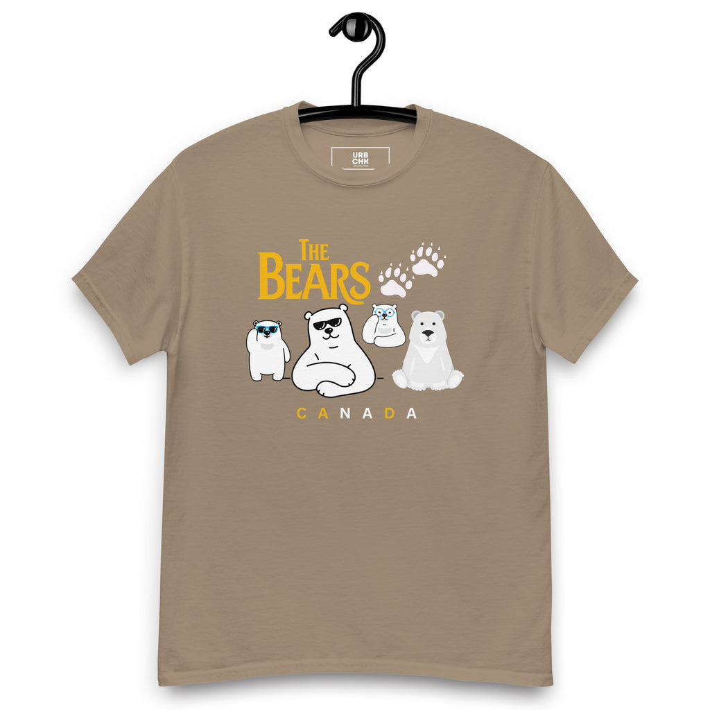 MEN'S GRAPHIC CREW NECK TEES THE BEARS T-SHIRT