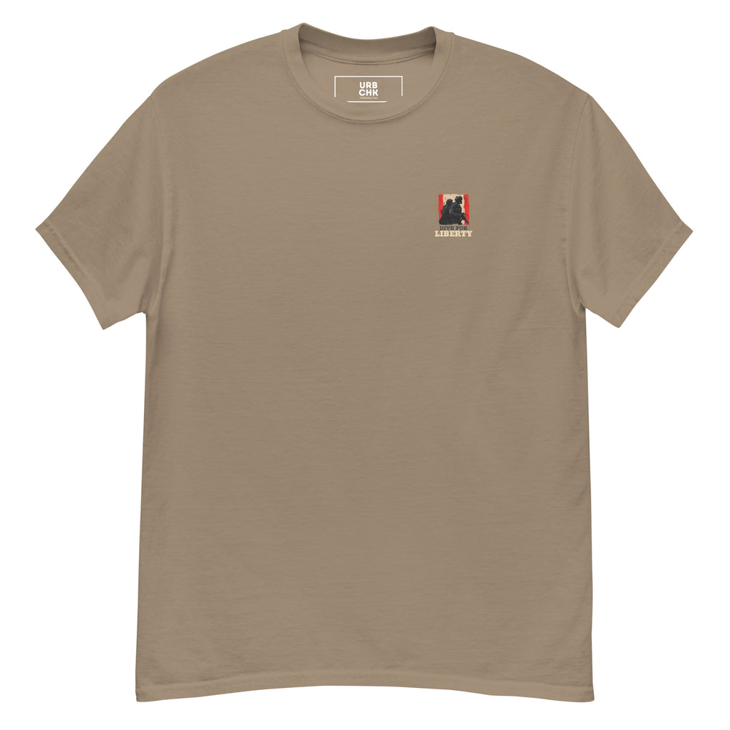 URBANITYCHEK CREW DIVE FOR LIBERTY T-SHIRT