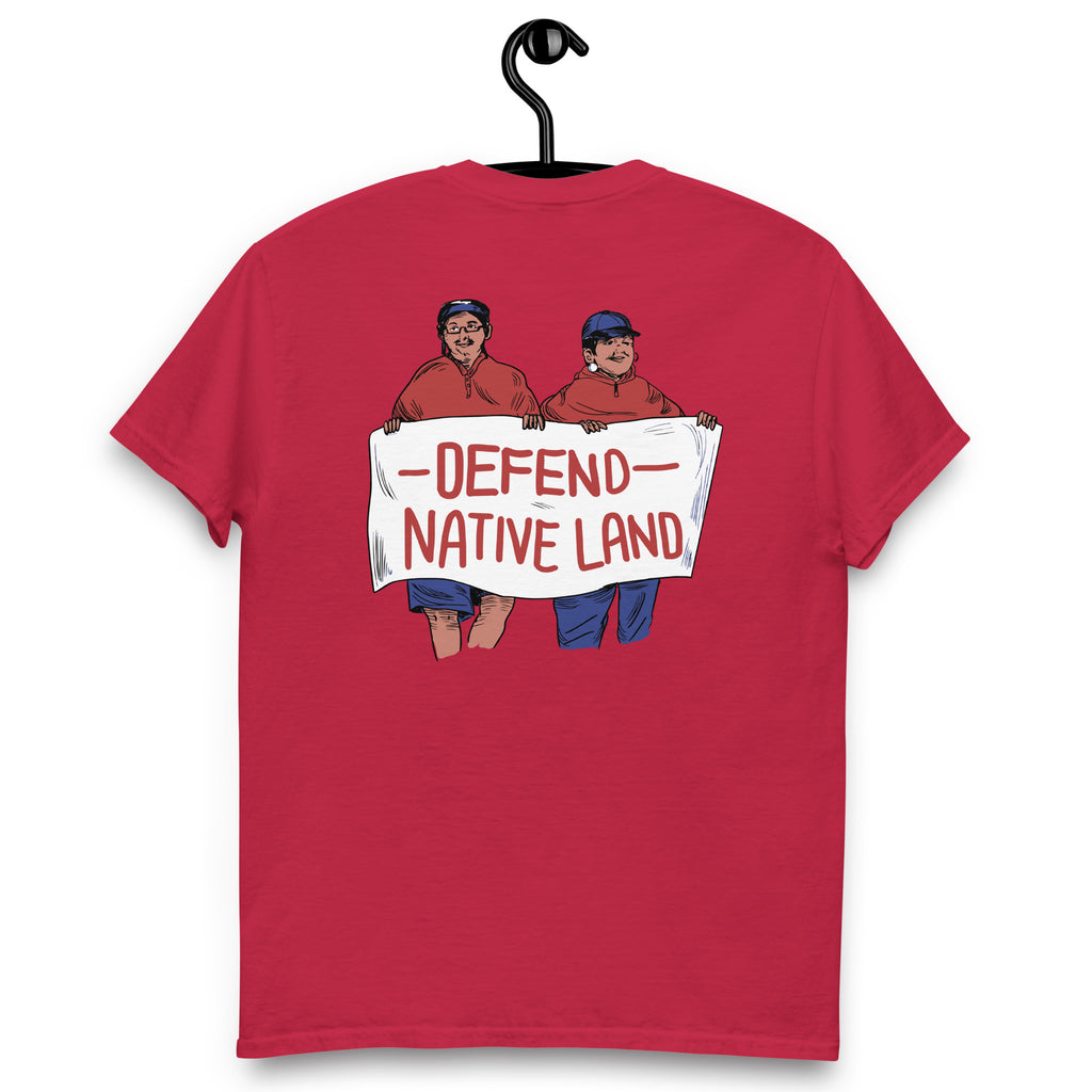DEFEND NATIVE LAND CREW T-SHIRT
