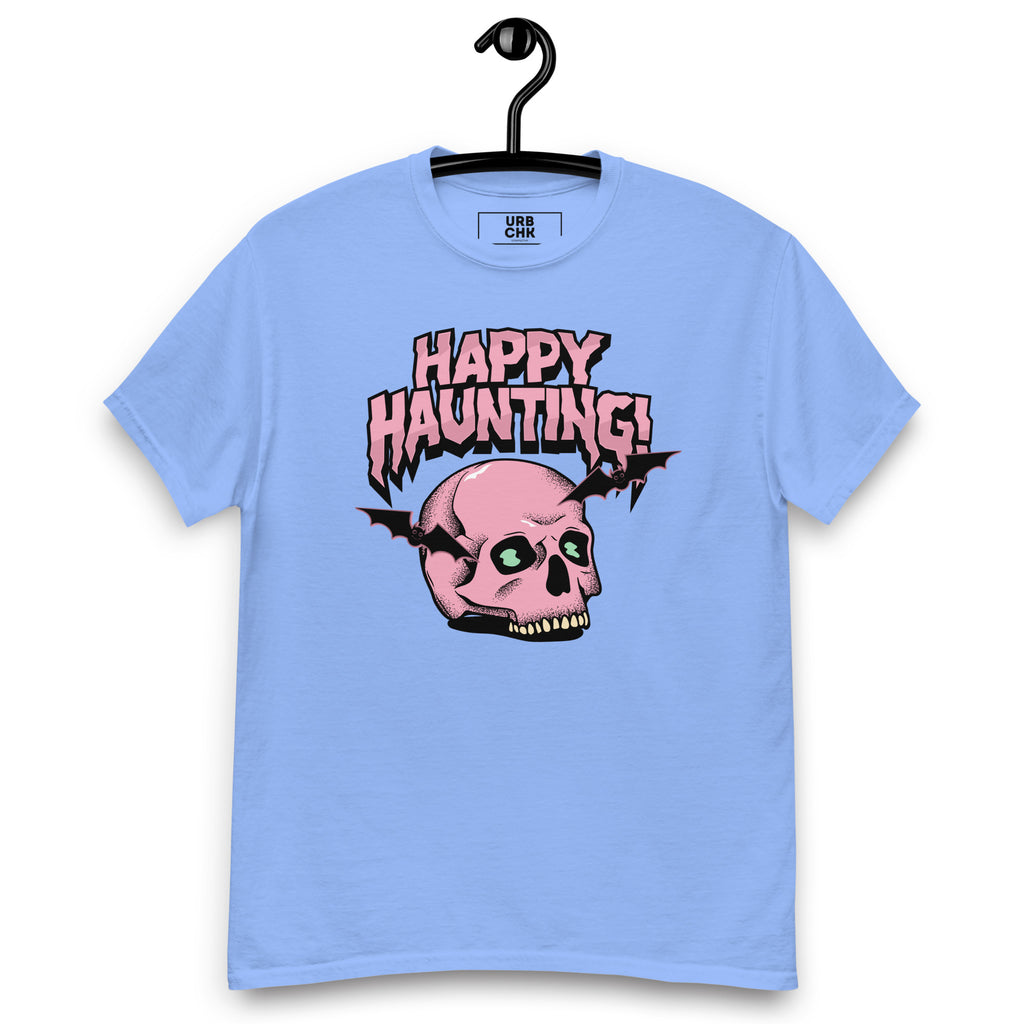 HAPPY HAUNTING MEN'S HALLOWEEN T-SHIRT