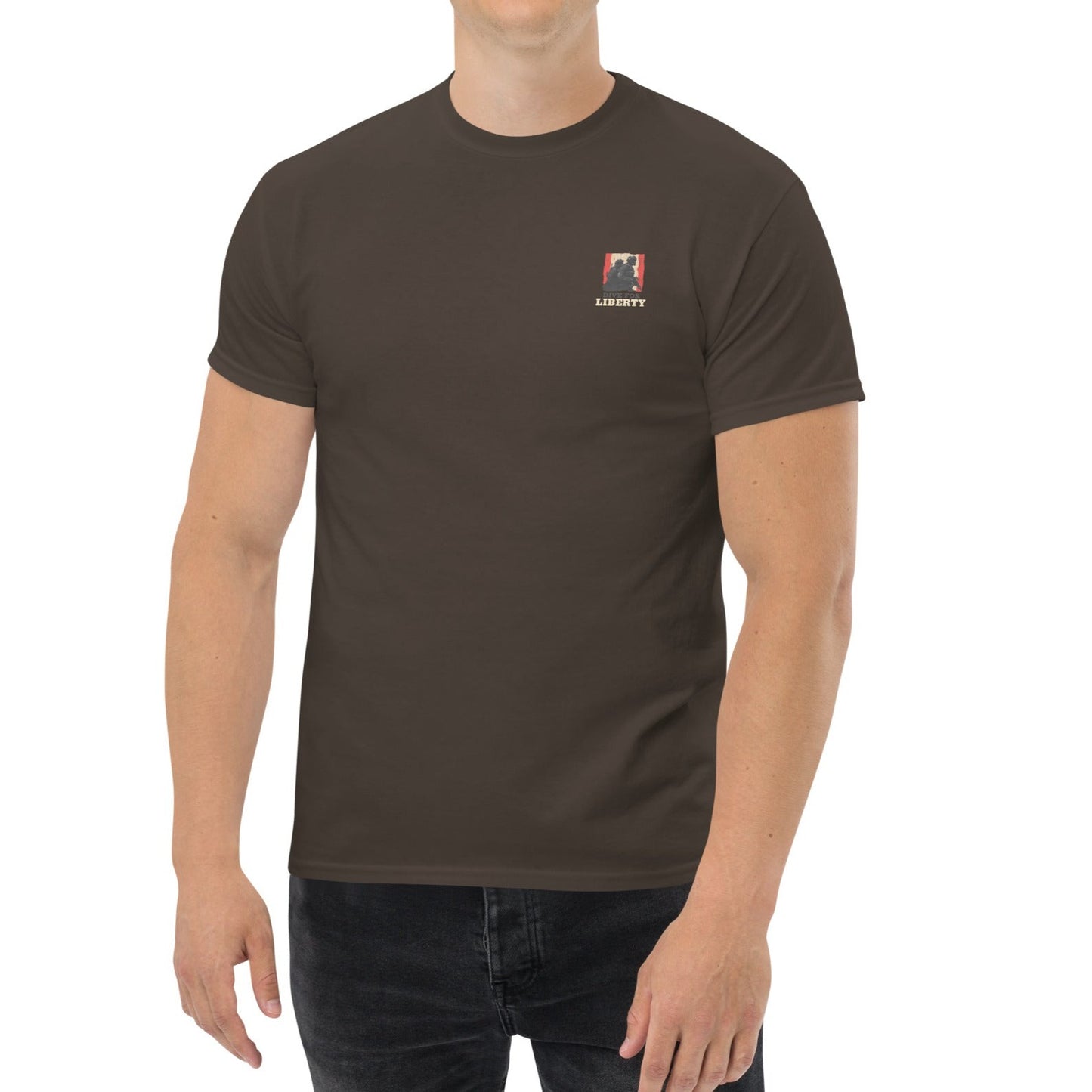 URBANITYCHEK CREW DIVE FOR LIBERTY T-SHIRT