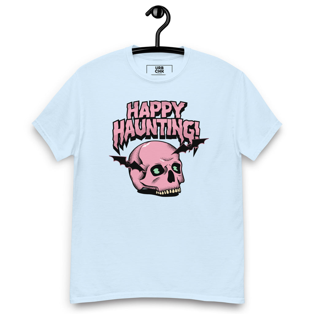 HAPPY HAUNTING MEN'S HALLOWEEN T-SHIRT