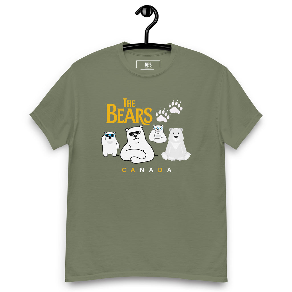 MEN'S GRAPHIC CREW NECK TEES THE BEARS T-SHIRT