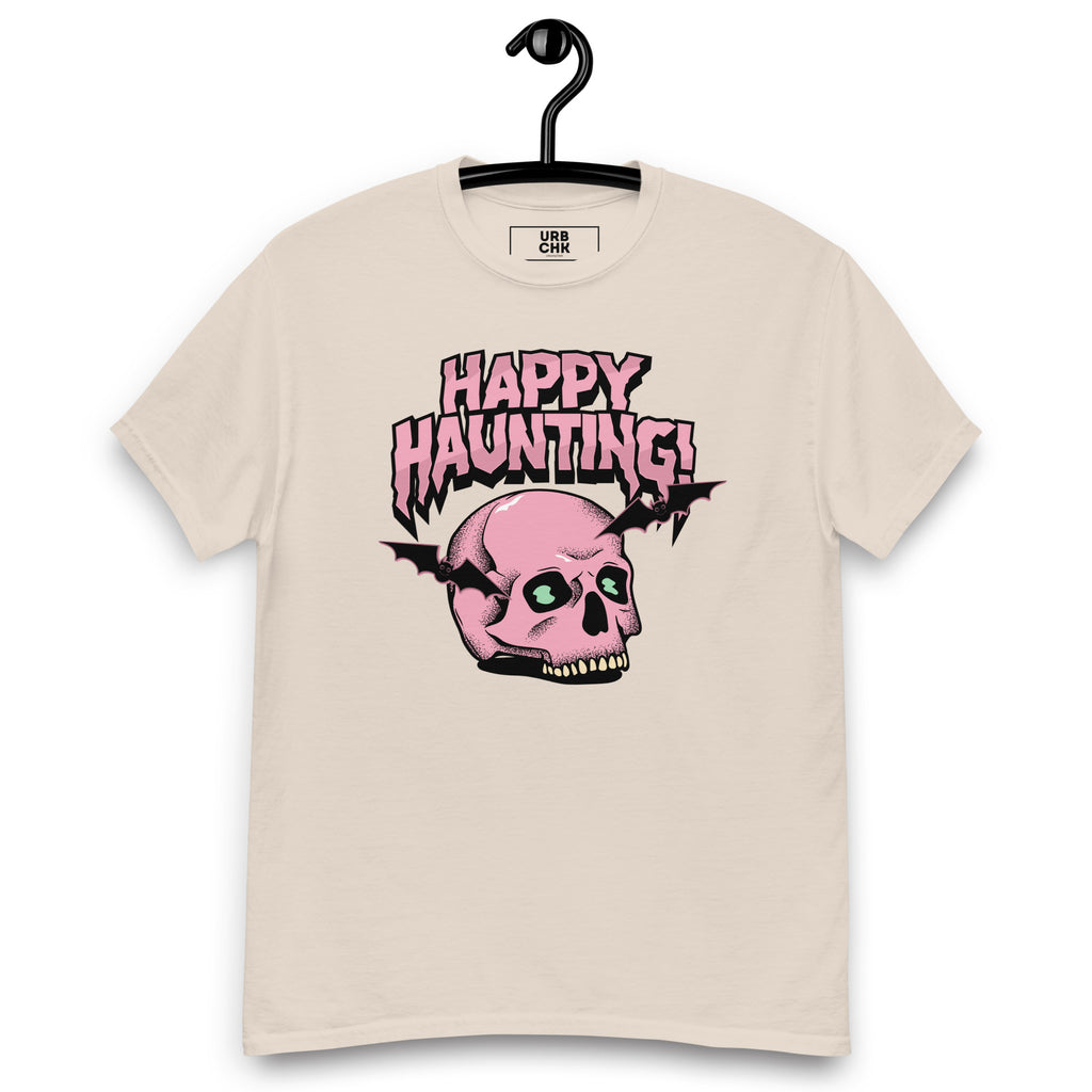 HAPPY HAUNTING MEN'S HALLOWEEN T-SHIRT