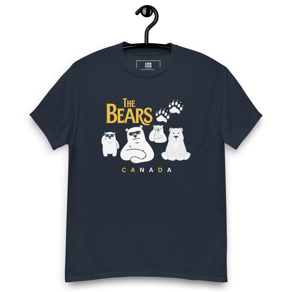 MEN'S GRAPHIC CREW NECK TEES THE BEARS T-SHIRT