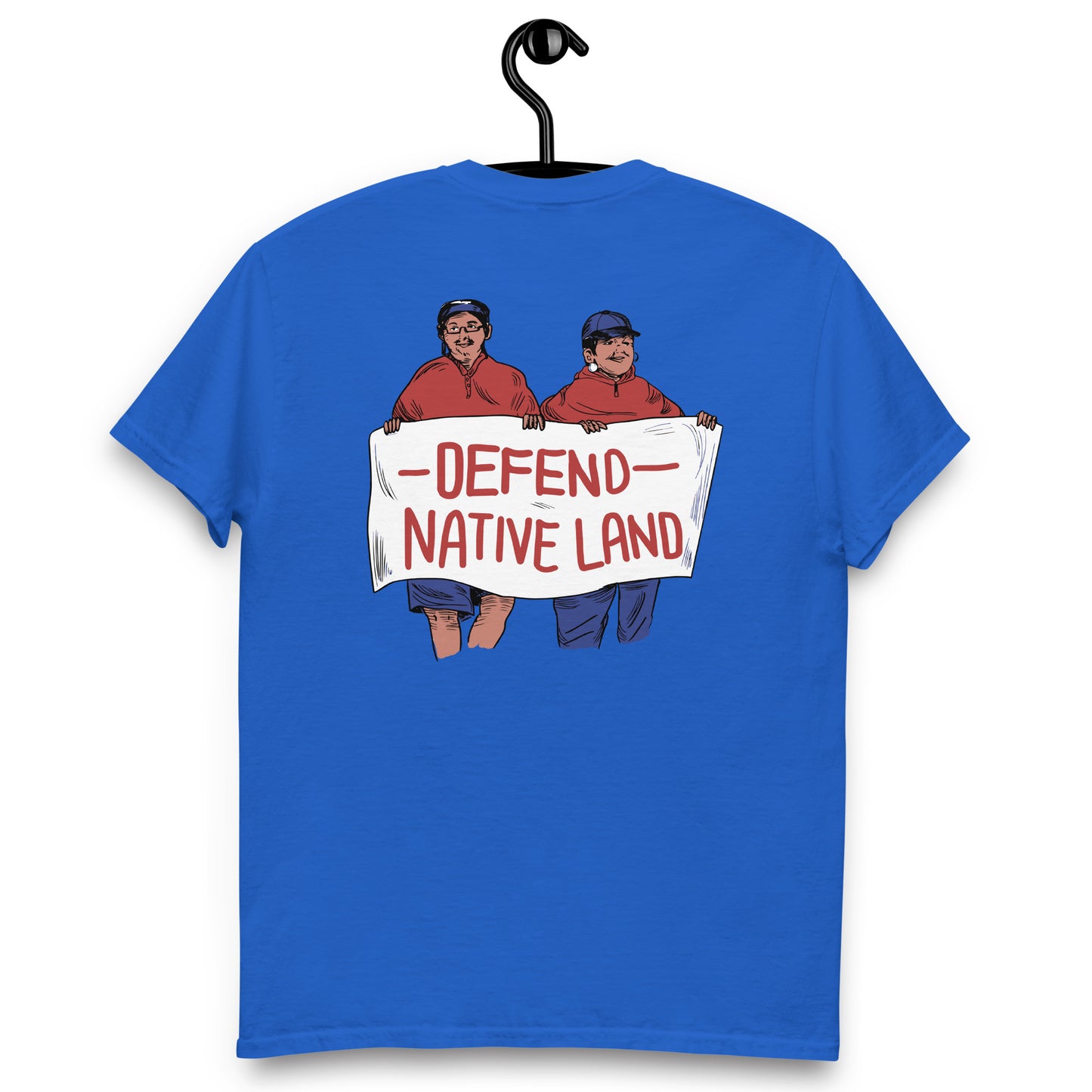 DEFEND NATIVE LAND CREW T-SHIRT