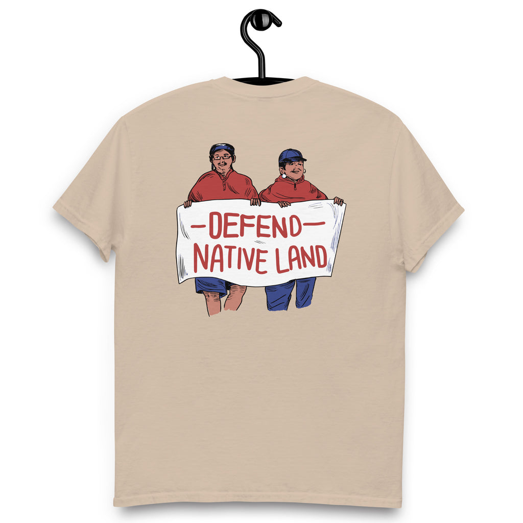 DEFEND NATIVE LAND CREW T-SHIRT