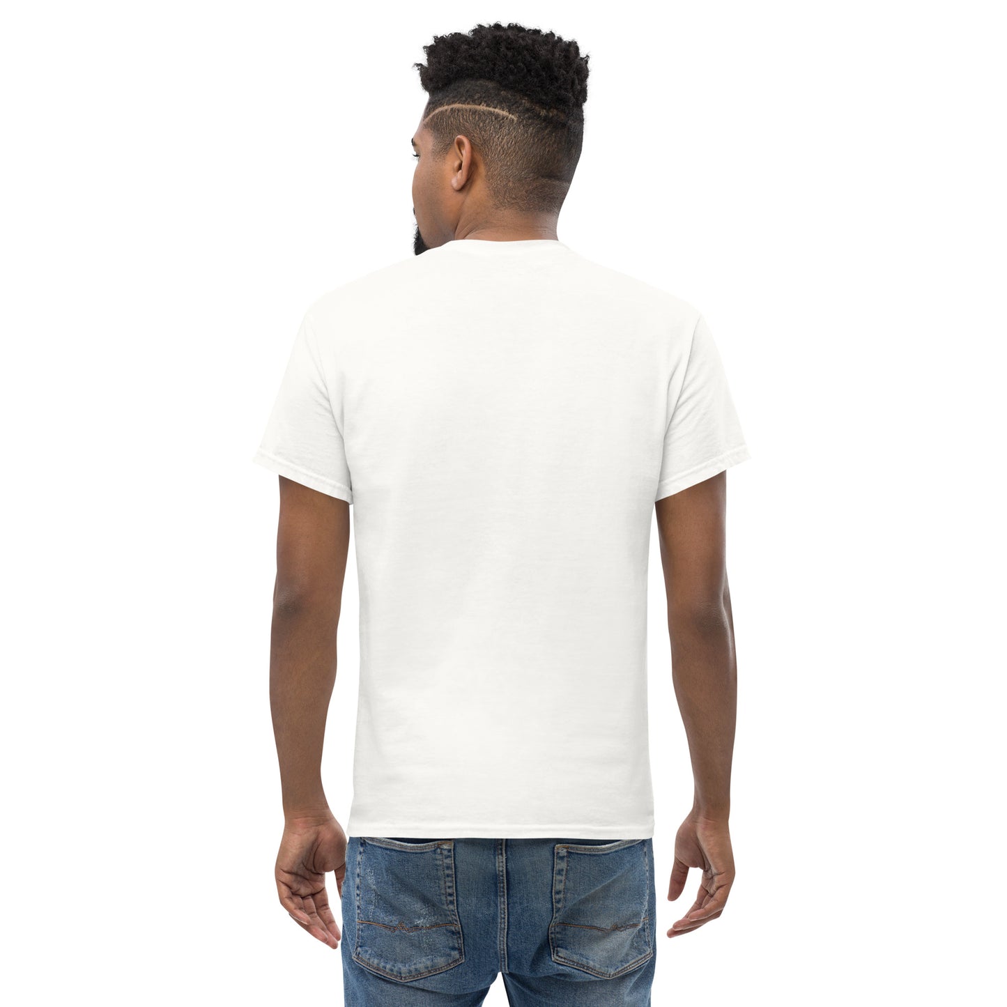 URBANITY CHEK CLASSIC MEN'S T-SHIRT EMBROIDERED DESIGN