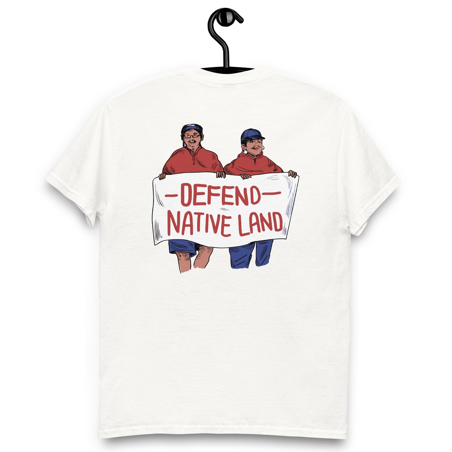 DEFEND NATIVE LAND CREW T-SHIRT