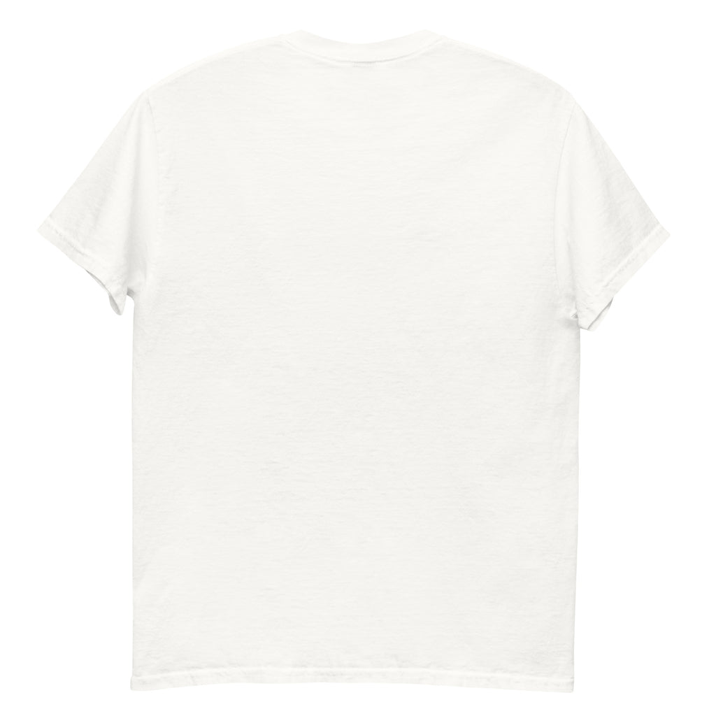 URBCHK WHITE CLASSIC CREW TSHIRT HANDSAW BOY